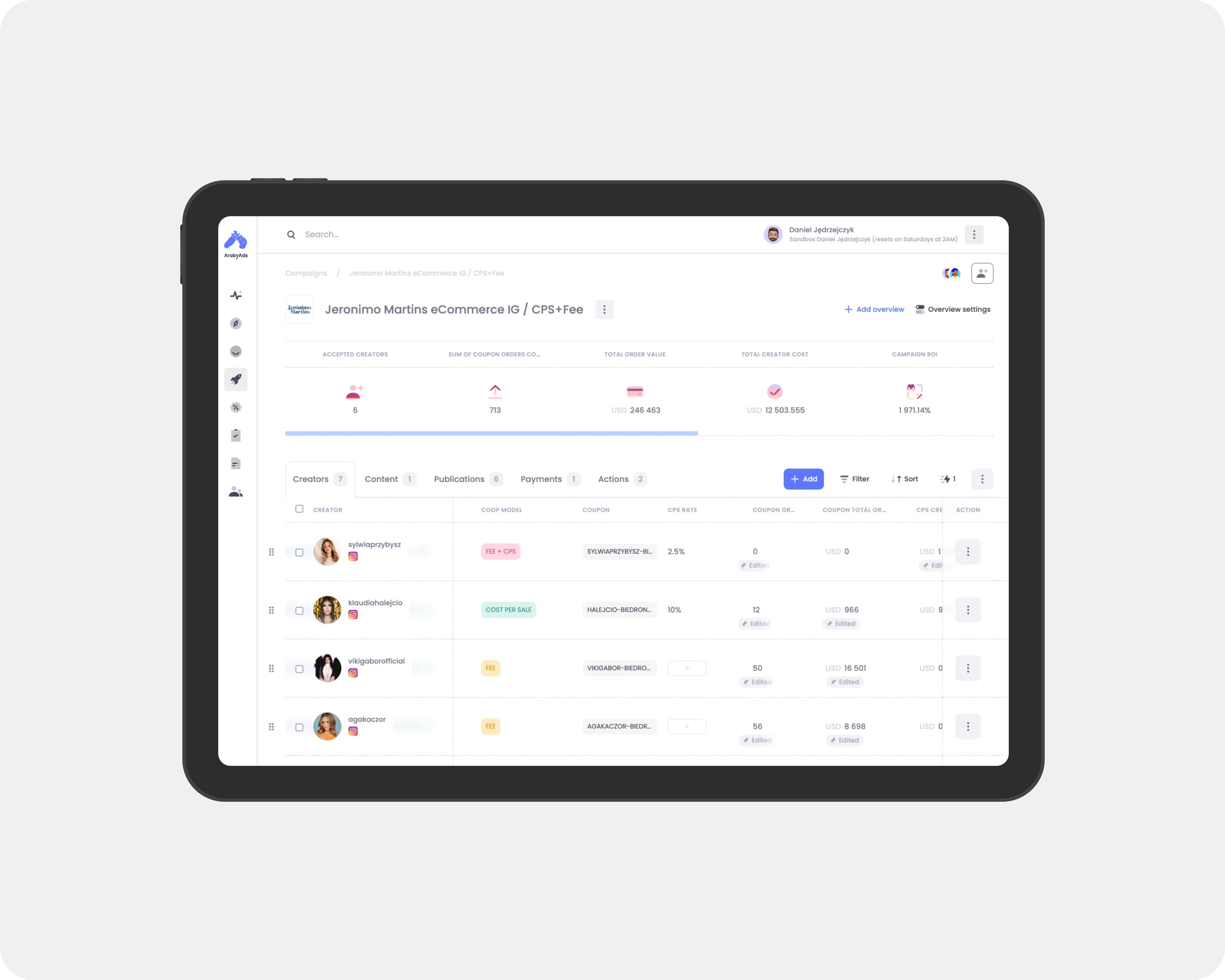 screenshot of indaHash