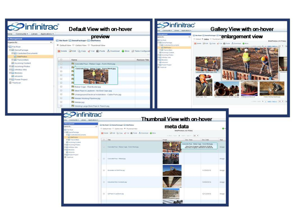 screenshot of infinitrac