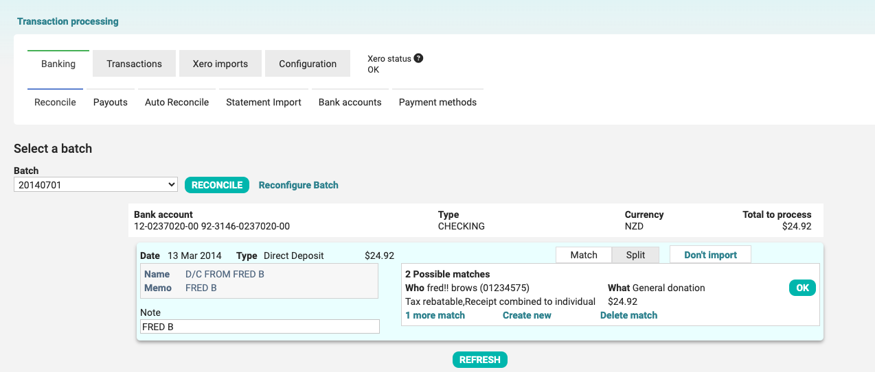 screenshot of infoodle