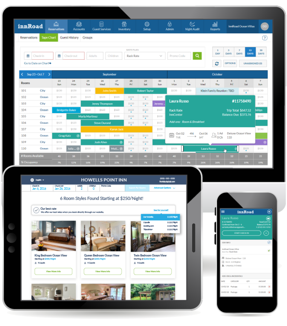 screenshot of innRoad
