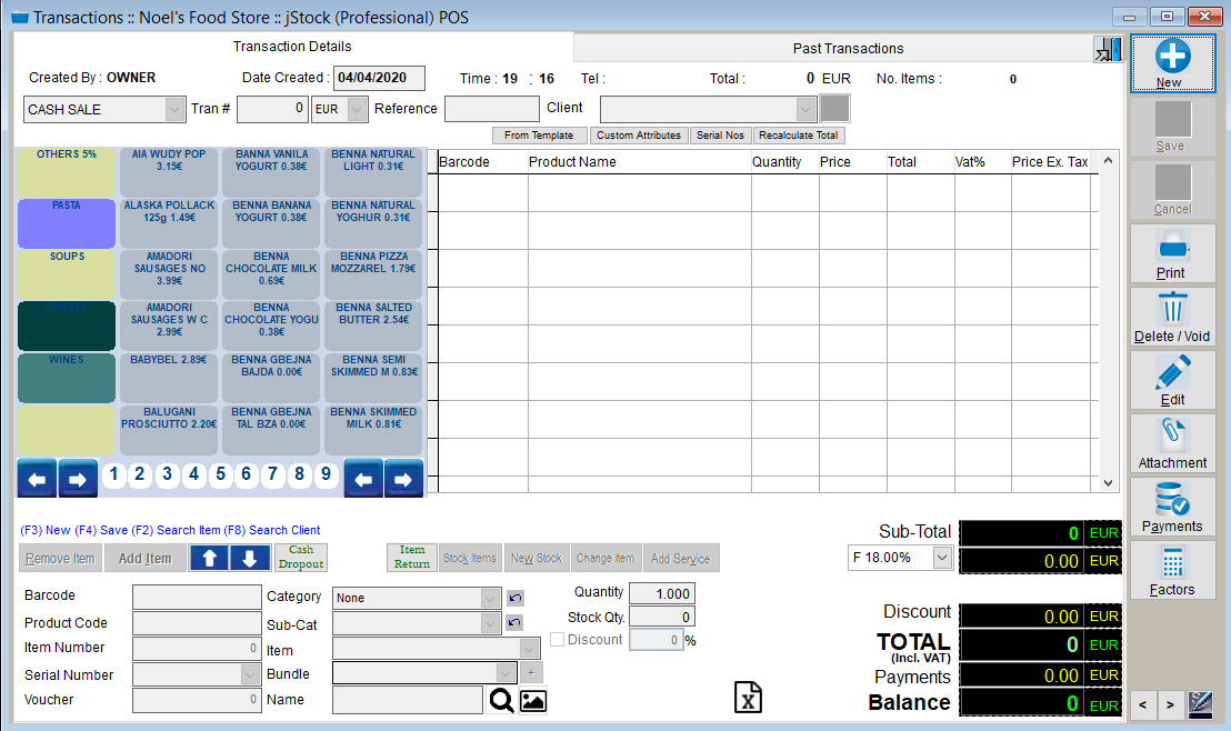 screenshot of jStock