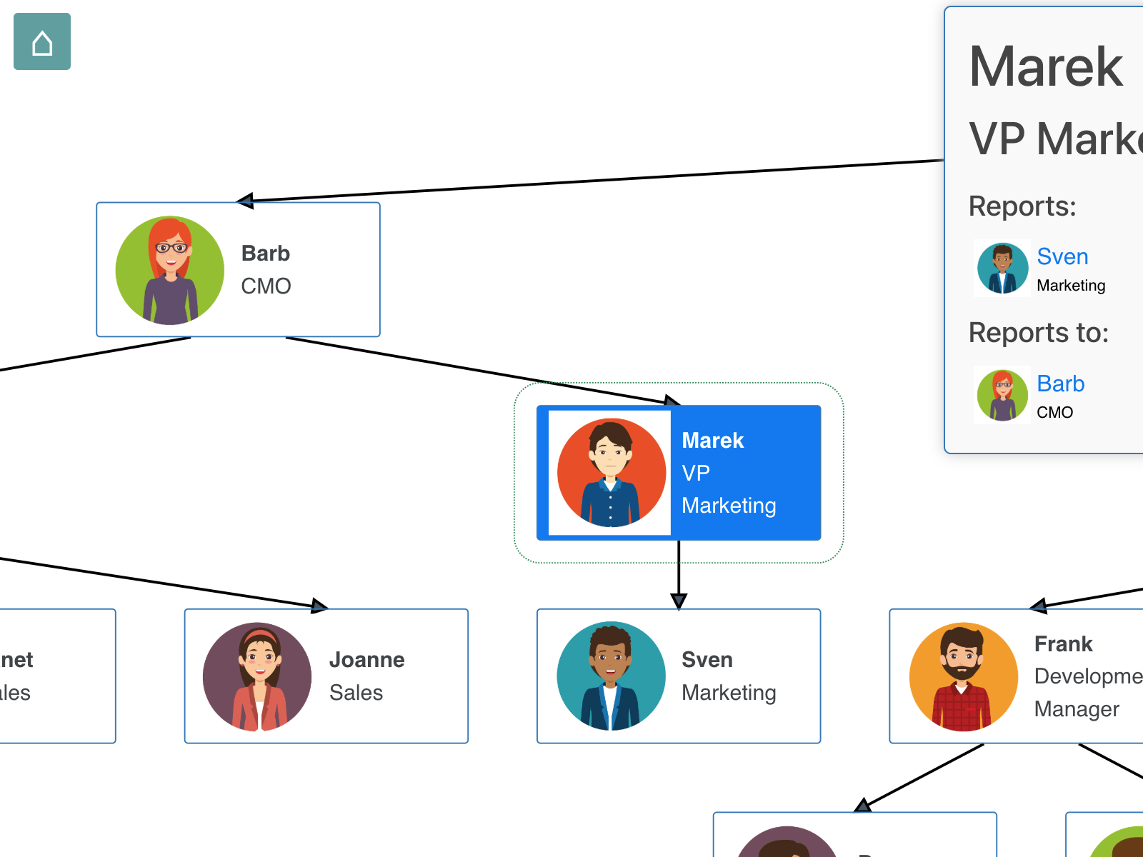 screenshot of jsPlumb