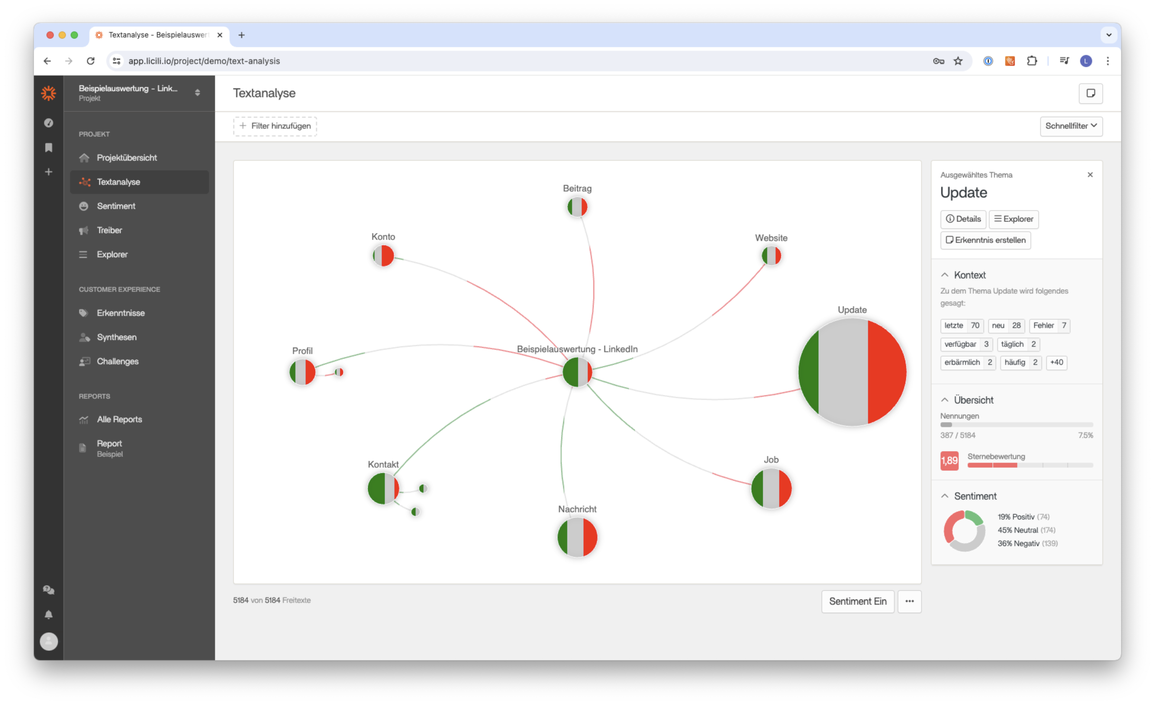 screenshot of licili