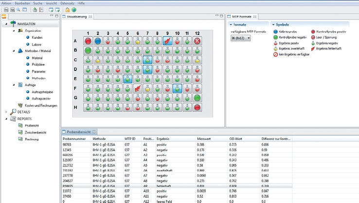 screenshot of lisa.lims