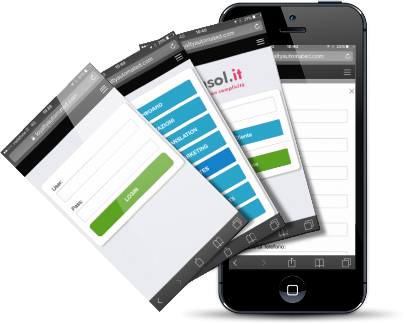 screenshot of loyaltyautomated