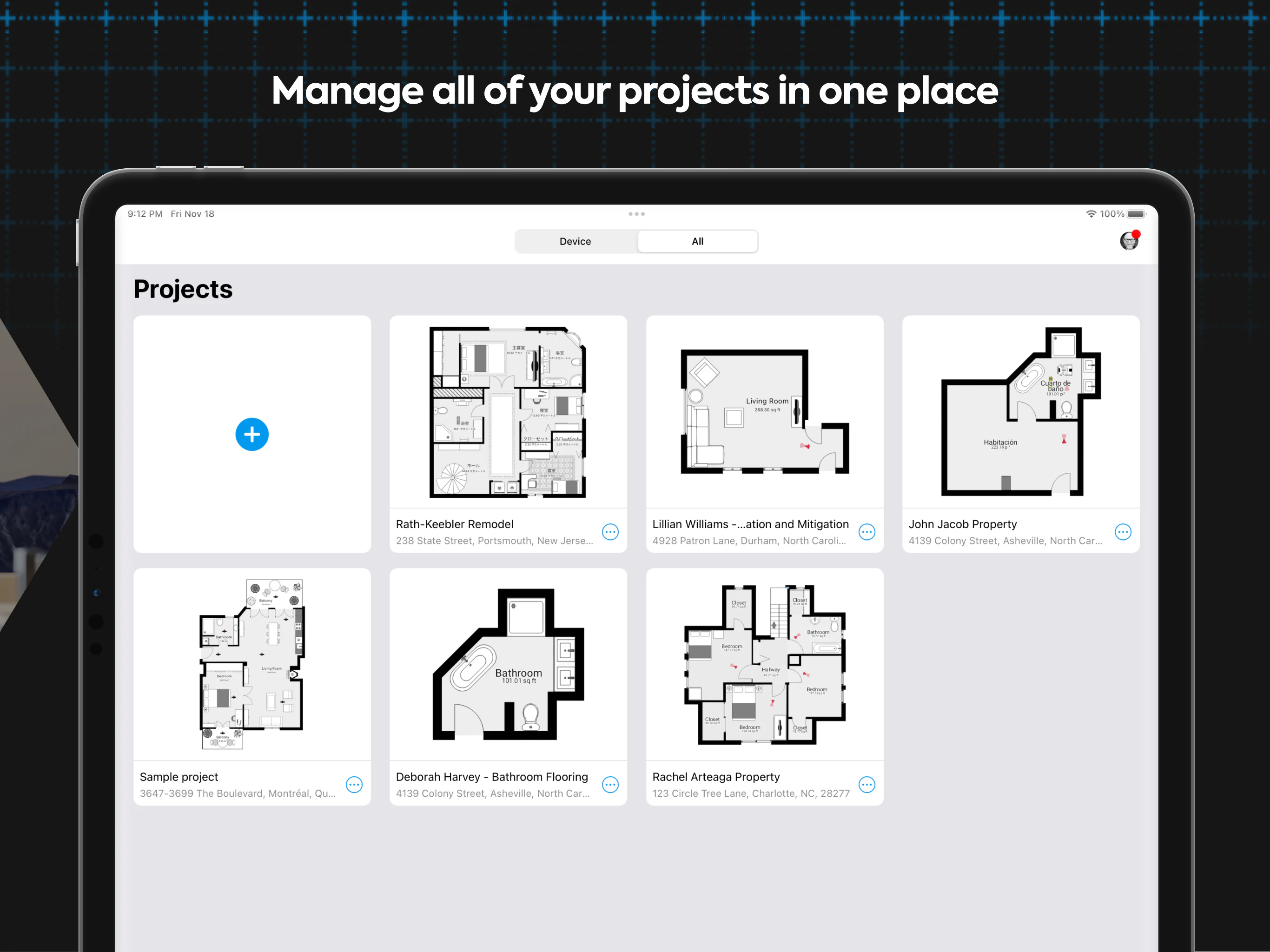 screenshot of magicplan