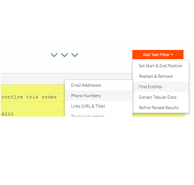 screenshot of mailparser.io
