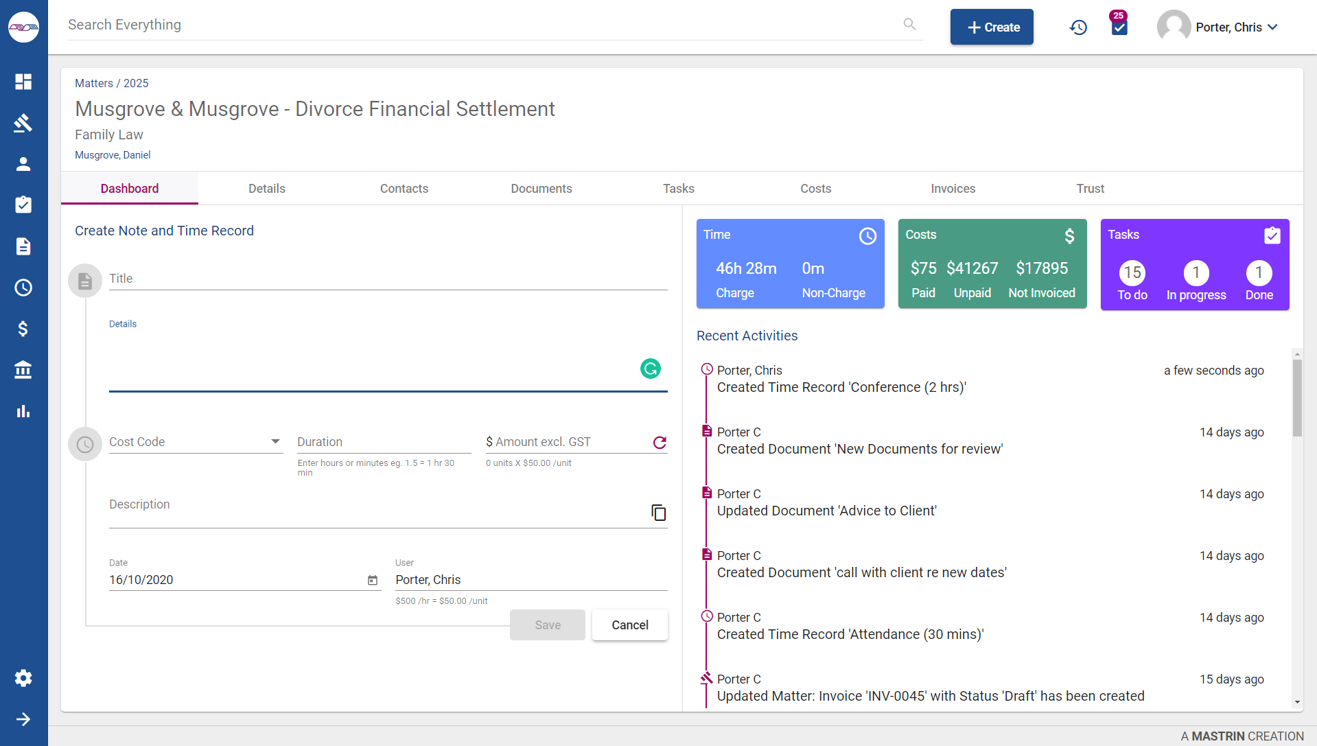 screenshot of mattero