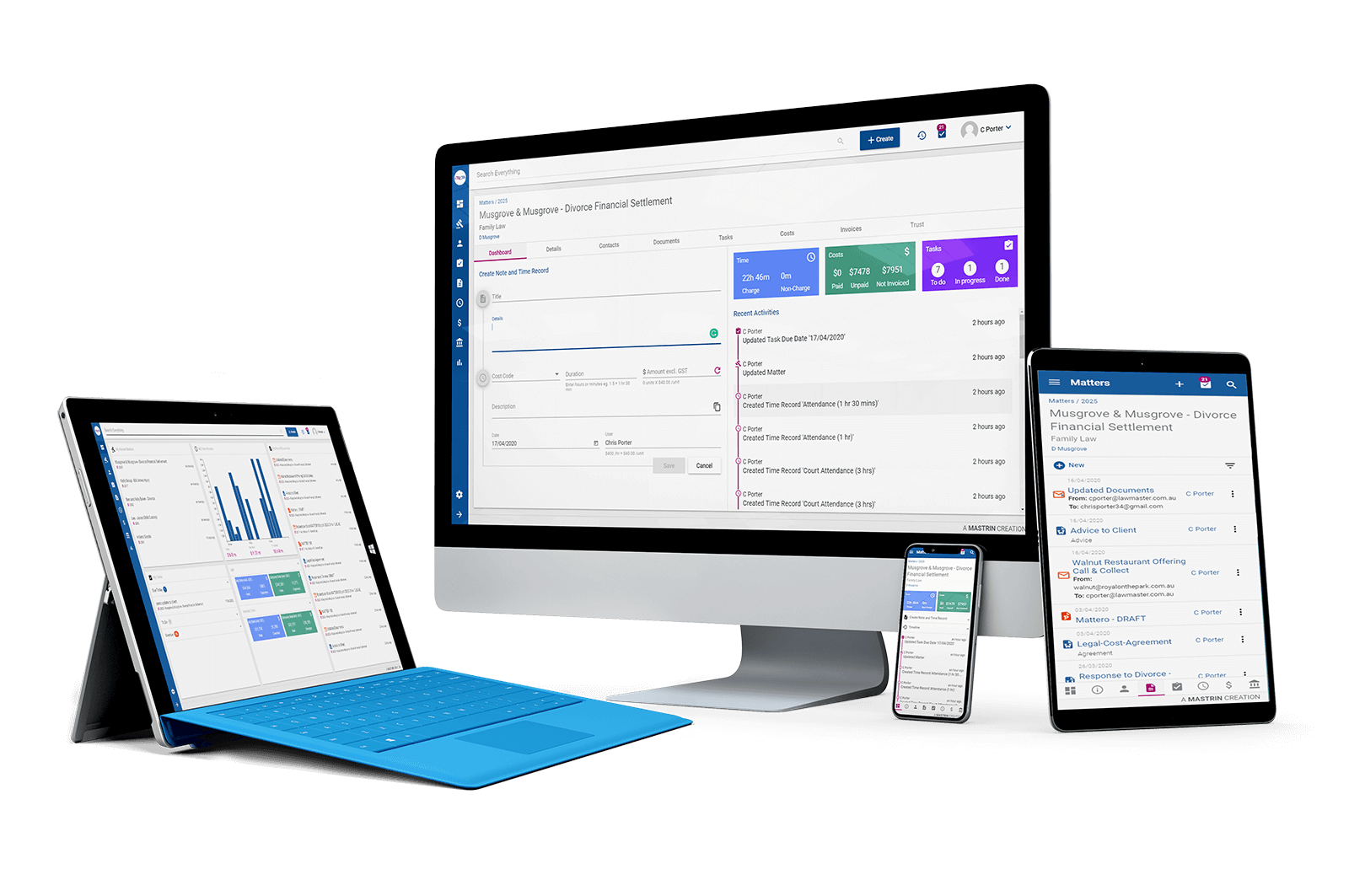 screenshot of mattero