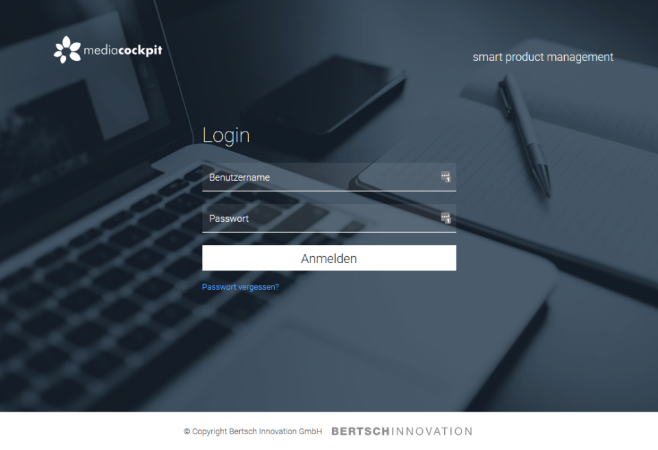 screenshot of mediacockpit