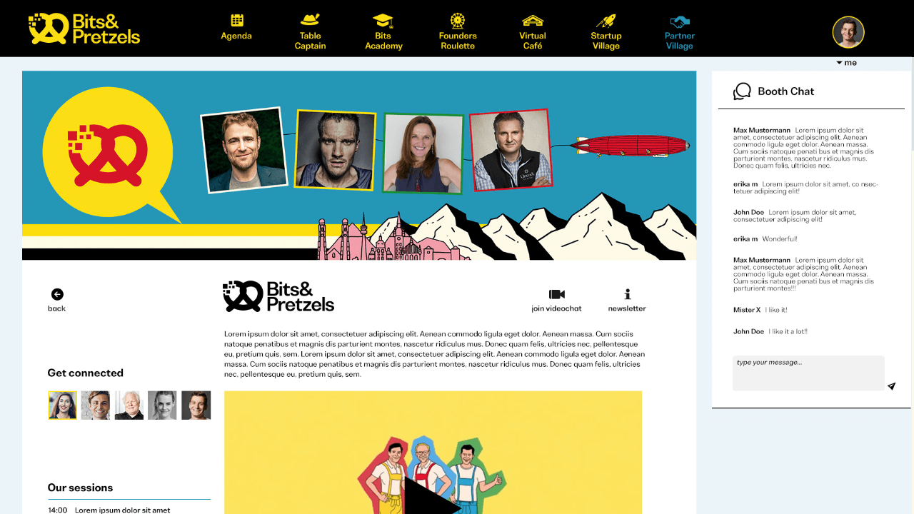 screenshot of mingle.cloud