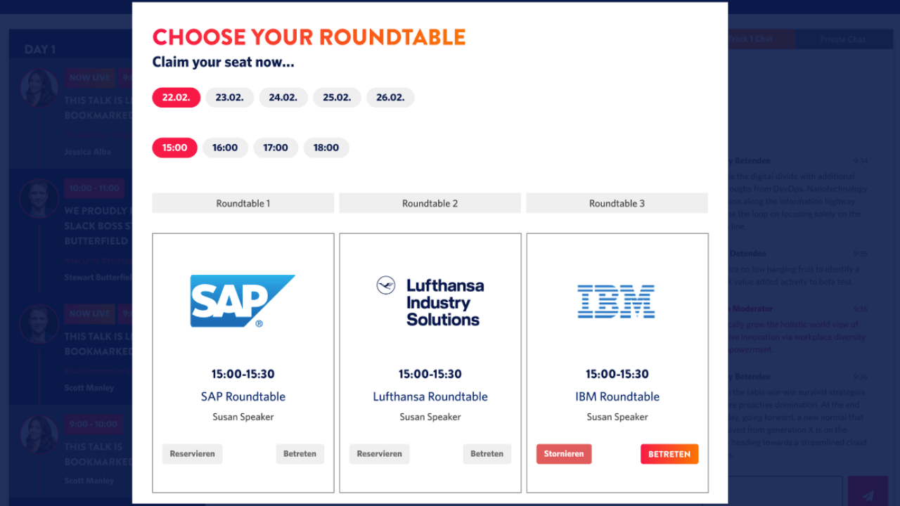 screenshot of mingle.cloud