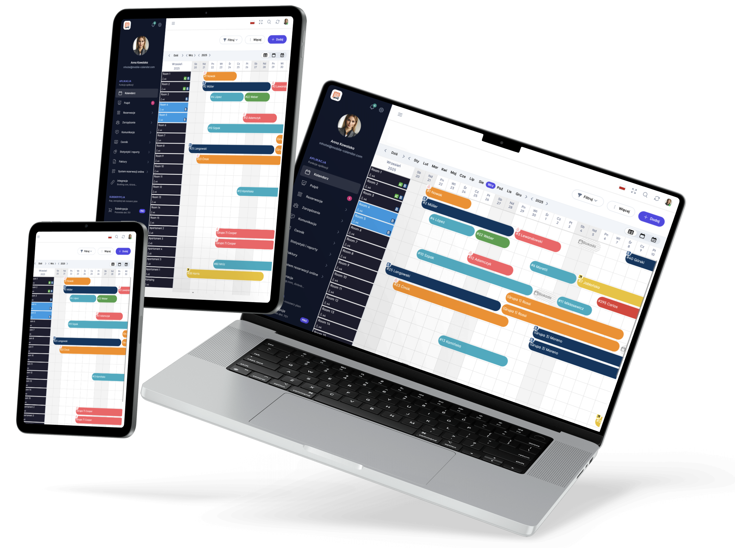 screenshot of mobile-calendar