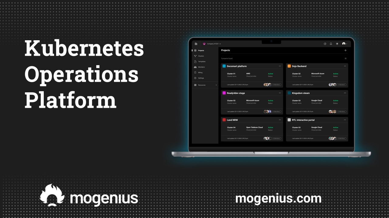screenshot of mogenius