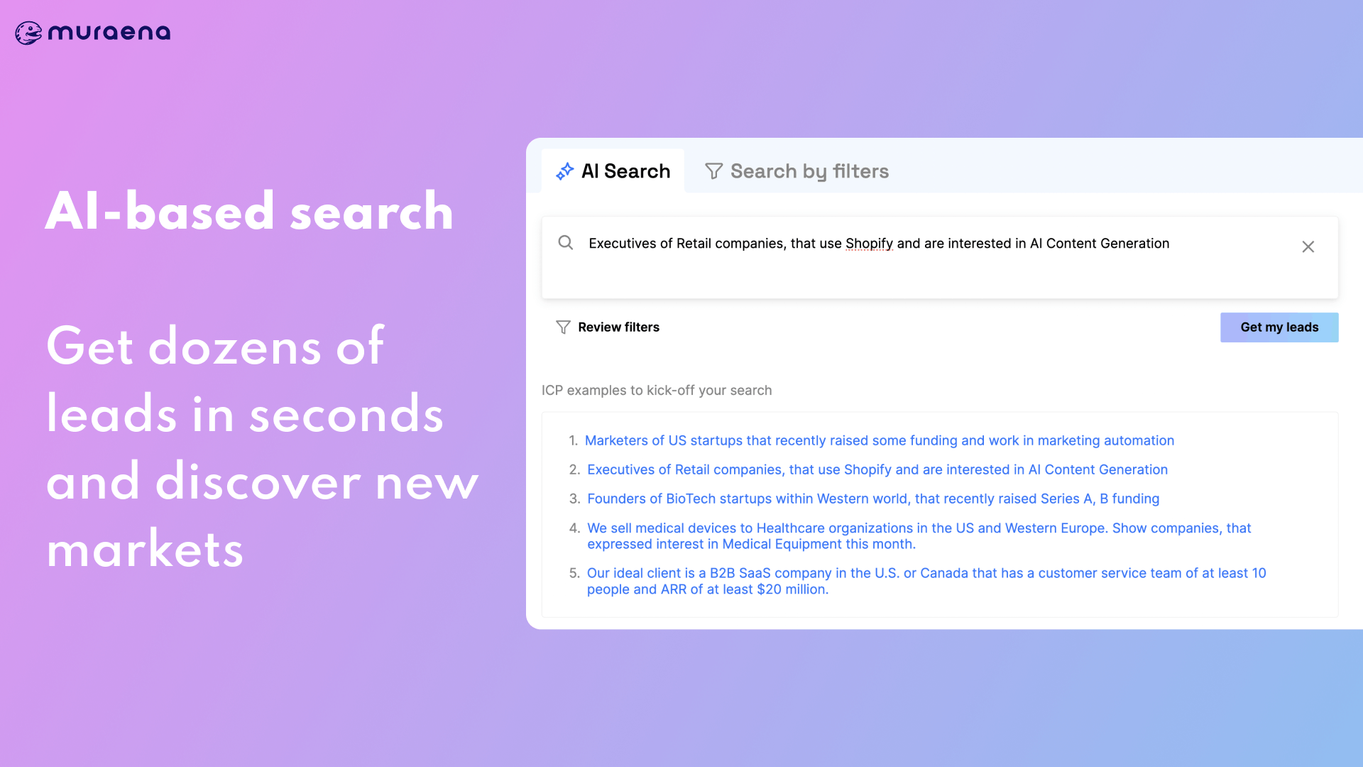 screenshot of Muraena
