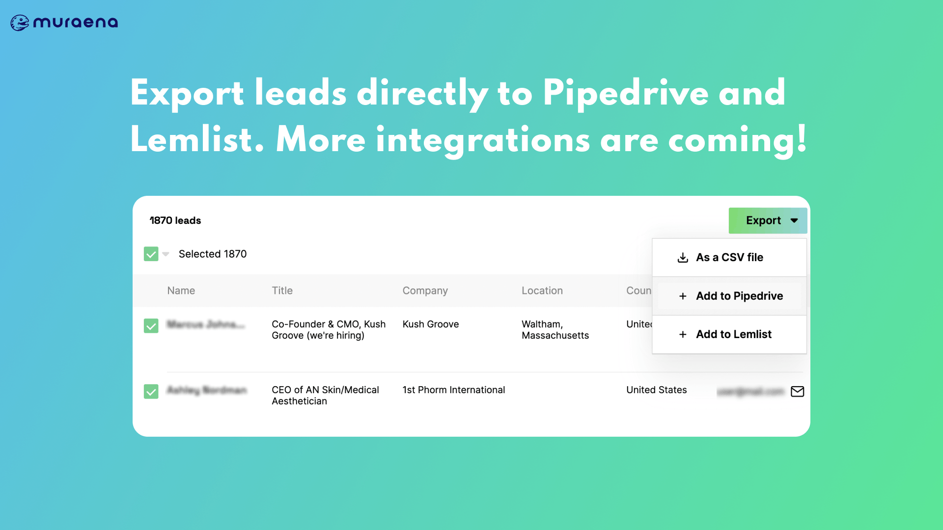 screenshot of Muraena
