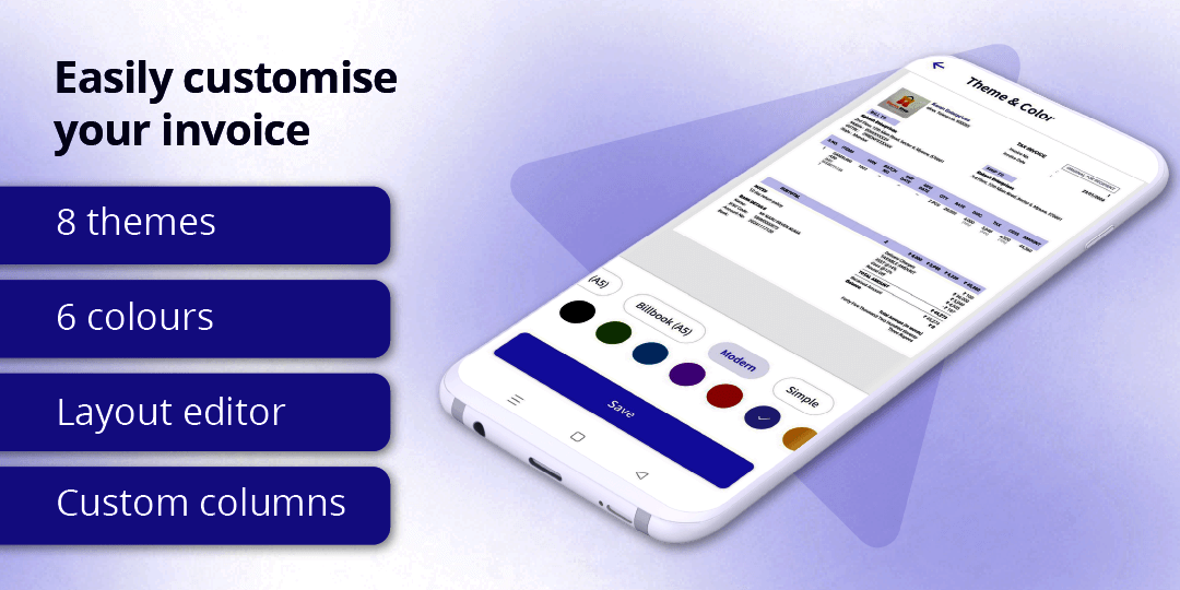 screenshot of myBillBook