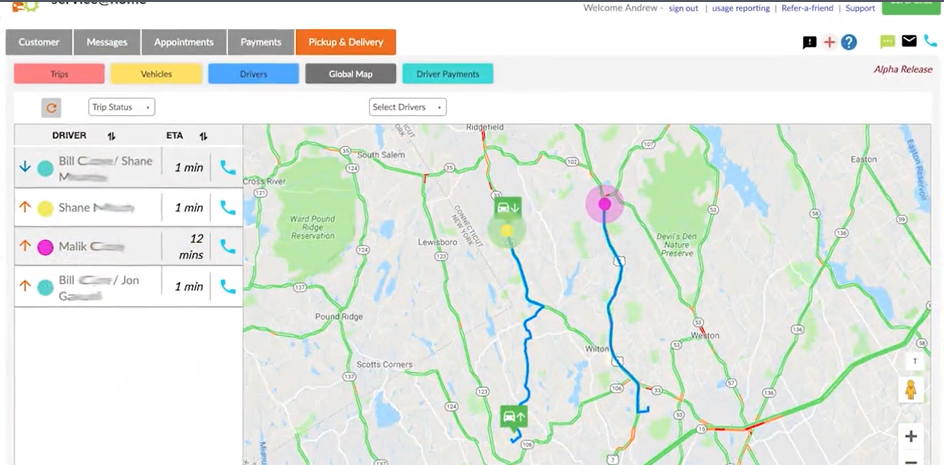 screenshot of myKaarma