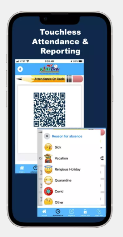 screenshot of myKidzDay