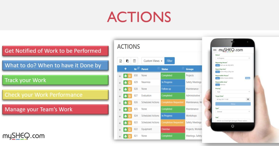 screenshot of mySHEQ.com