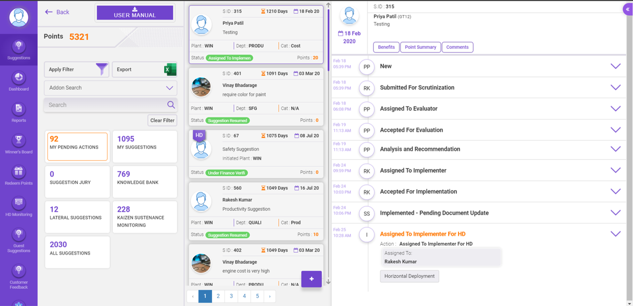 screenshot of myeNovation