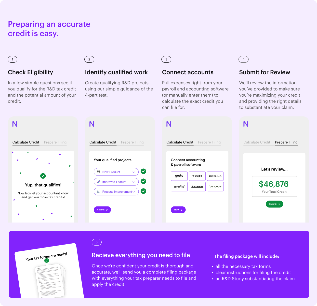 screenshot of neo.tax