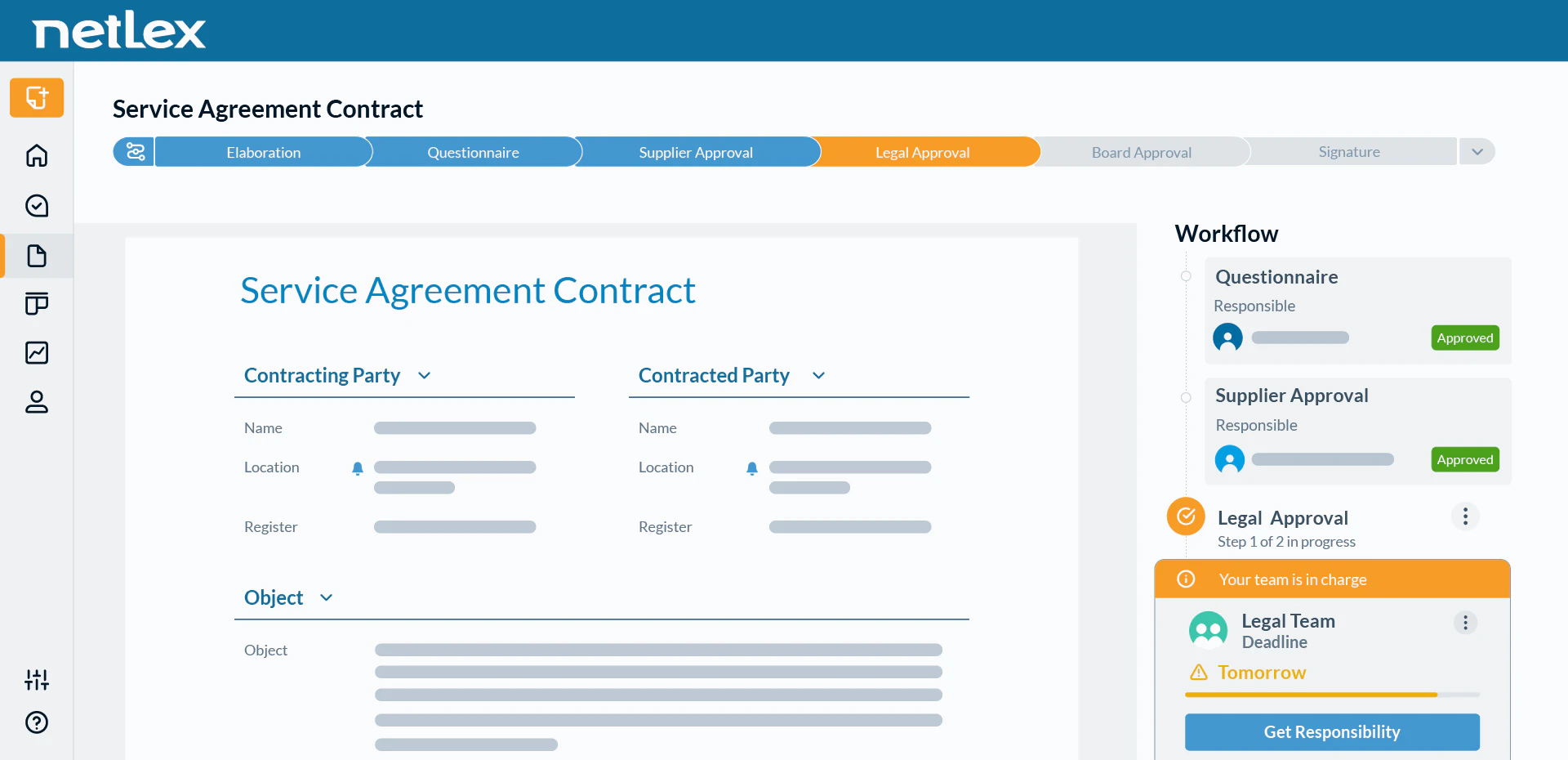 screenshot of netLex