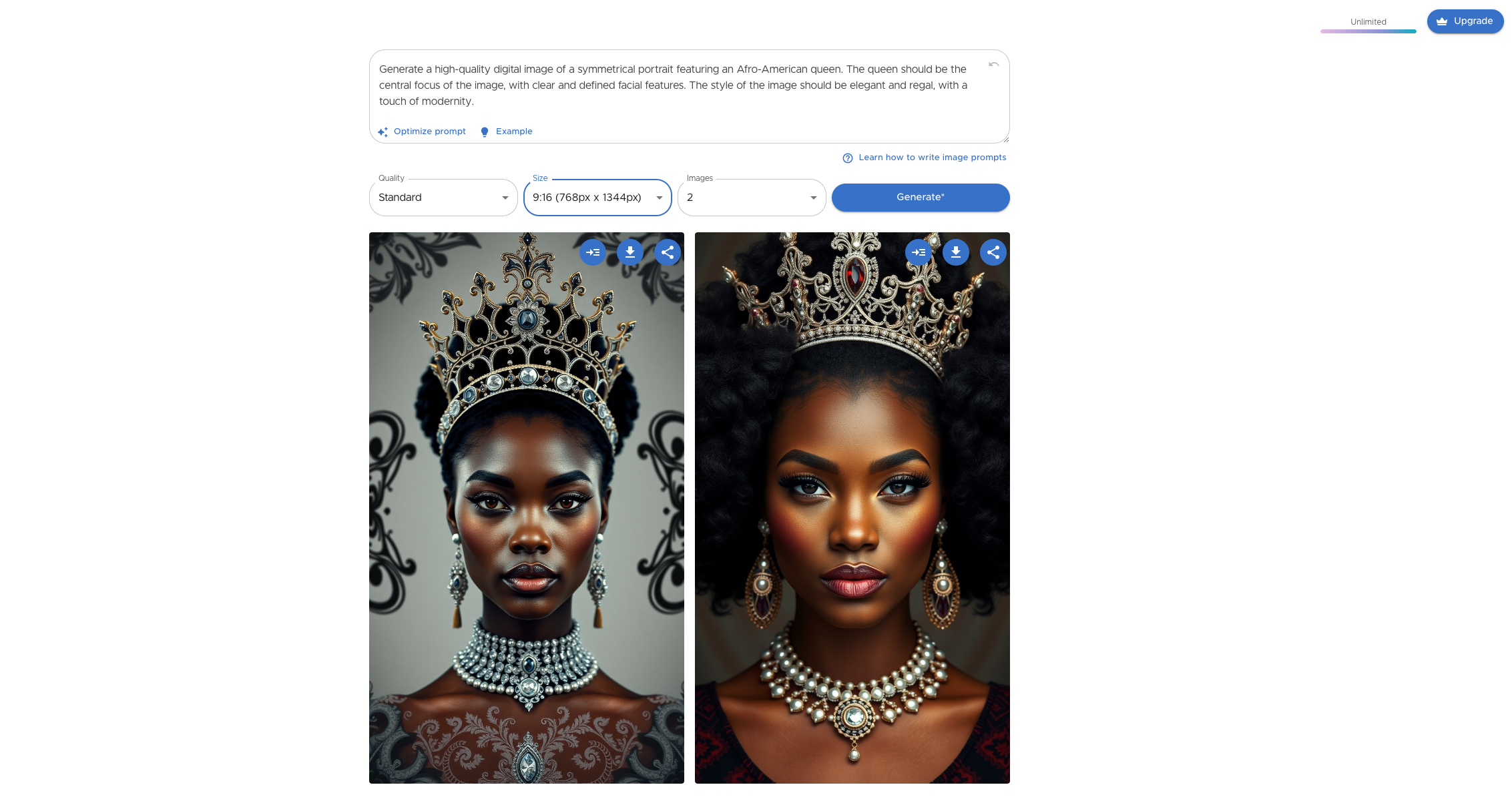 screenshot of neuroflash