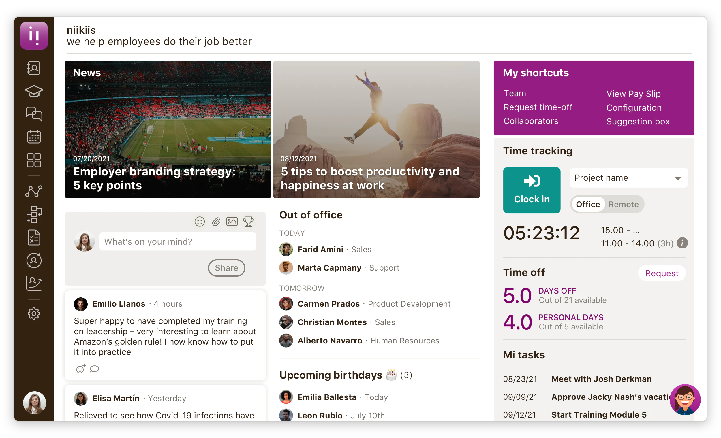 screenshot of niikiis