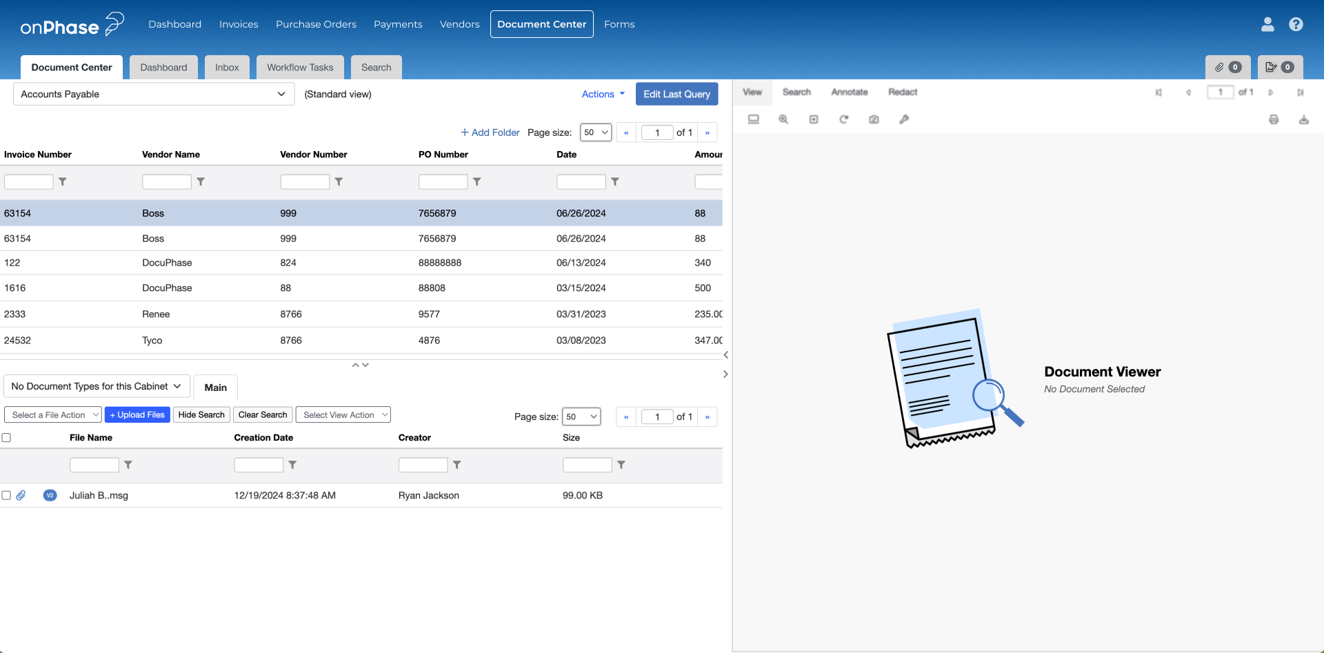 screenshot of onPhase