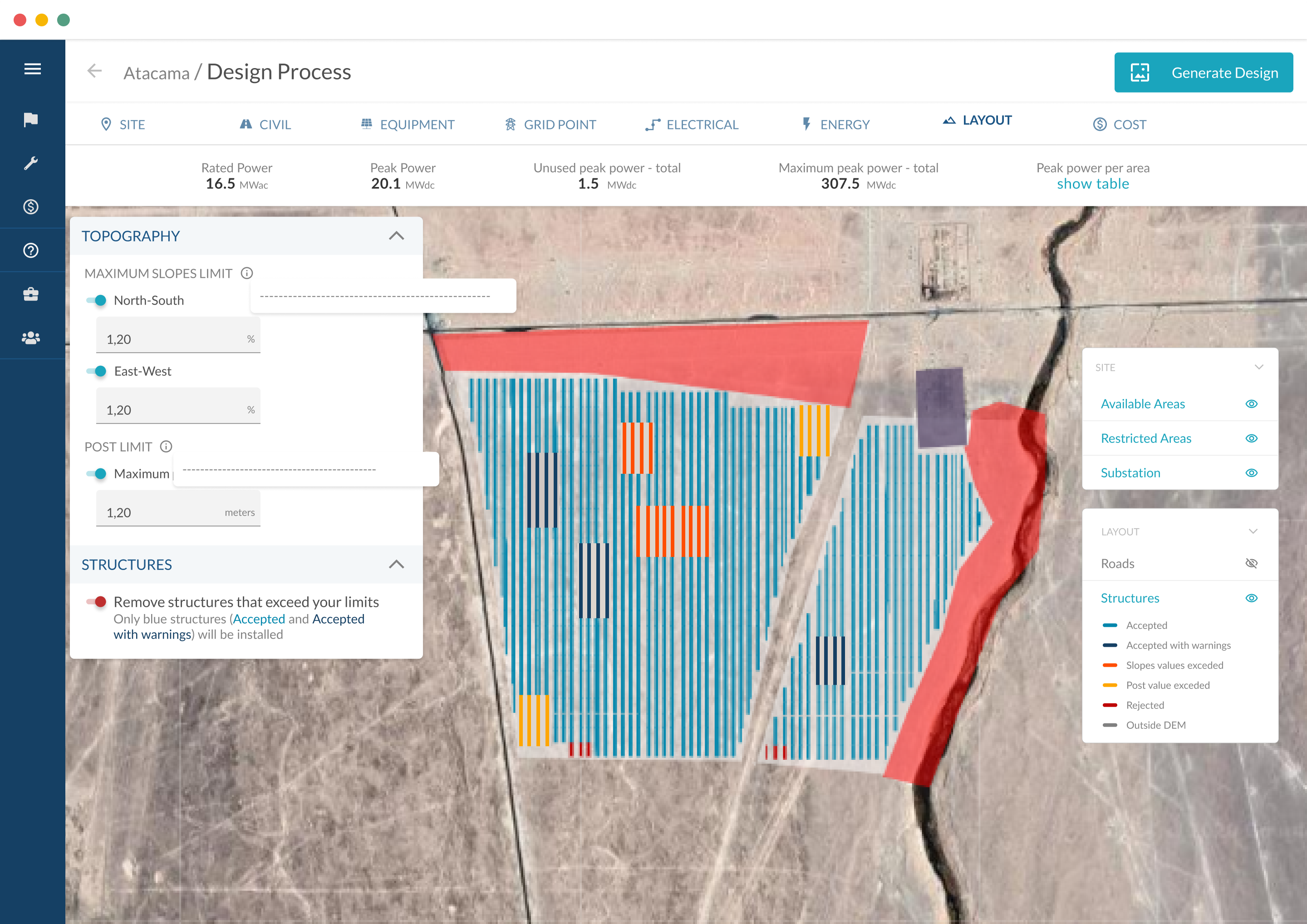 screenshot of pvDesign