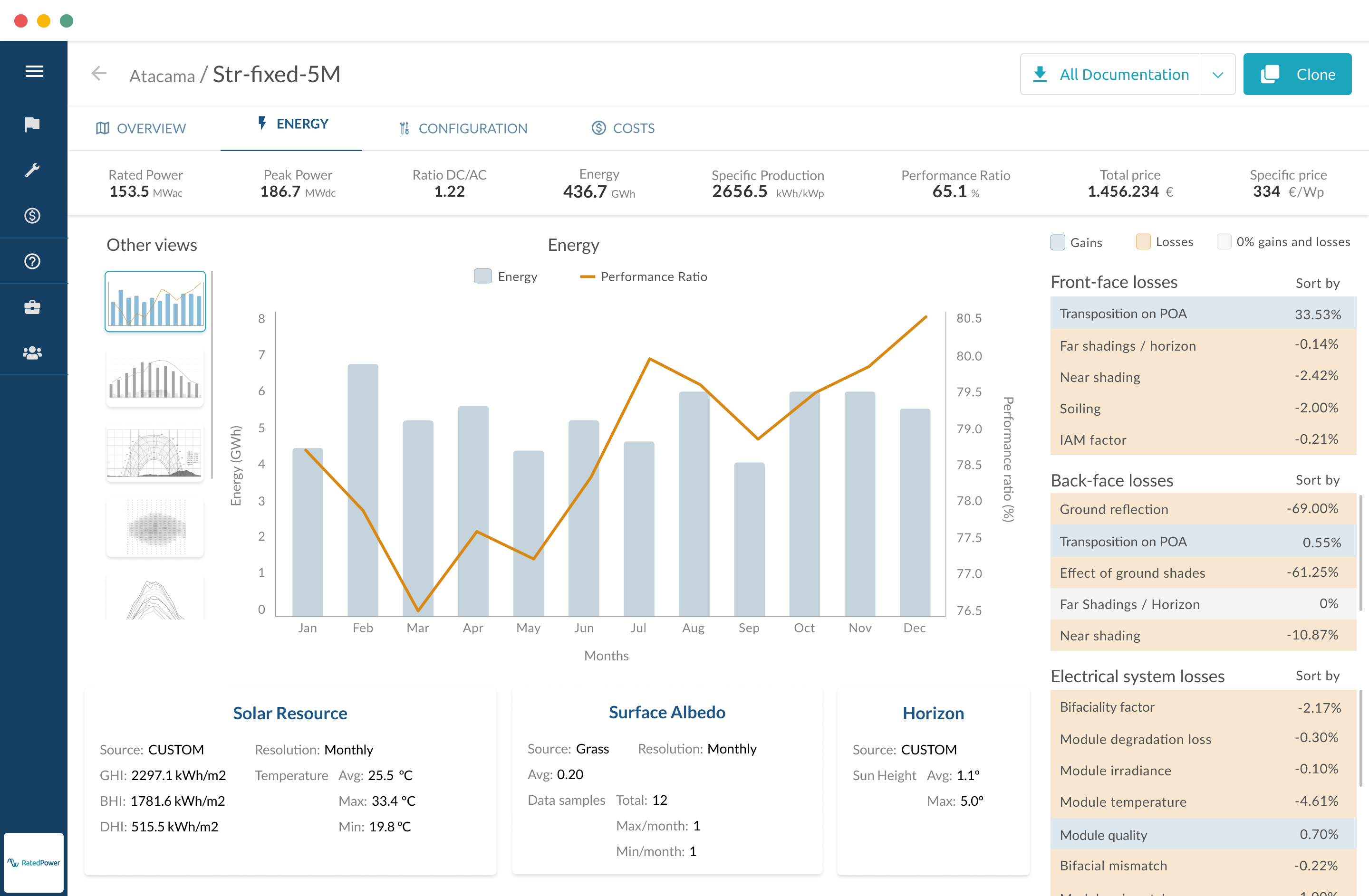 screenshot of pvDesign
