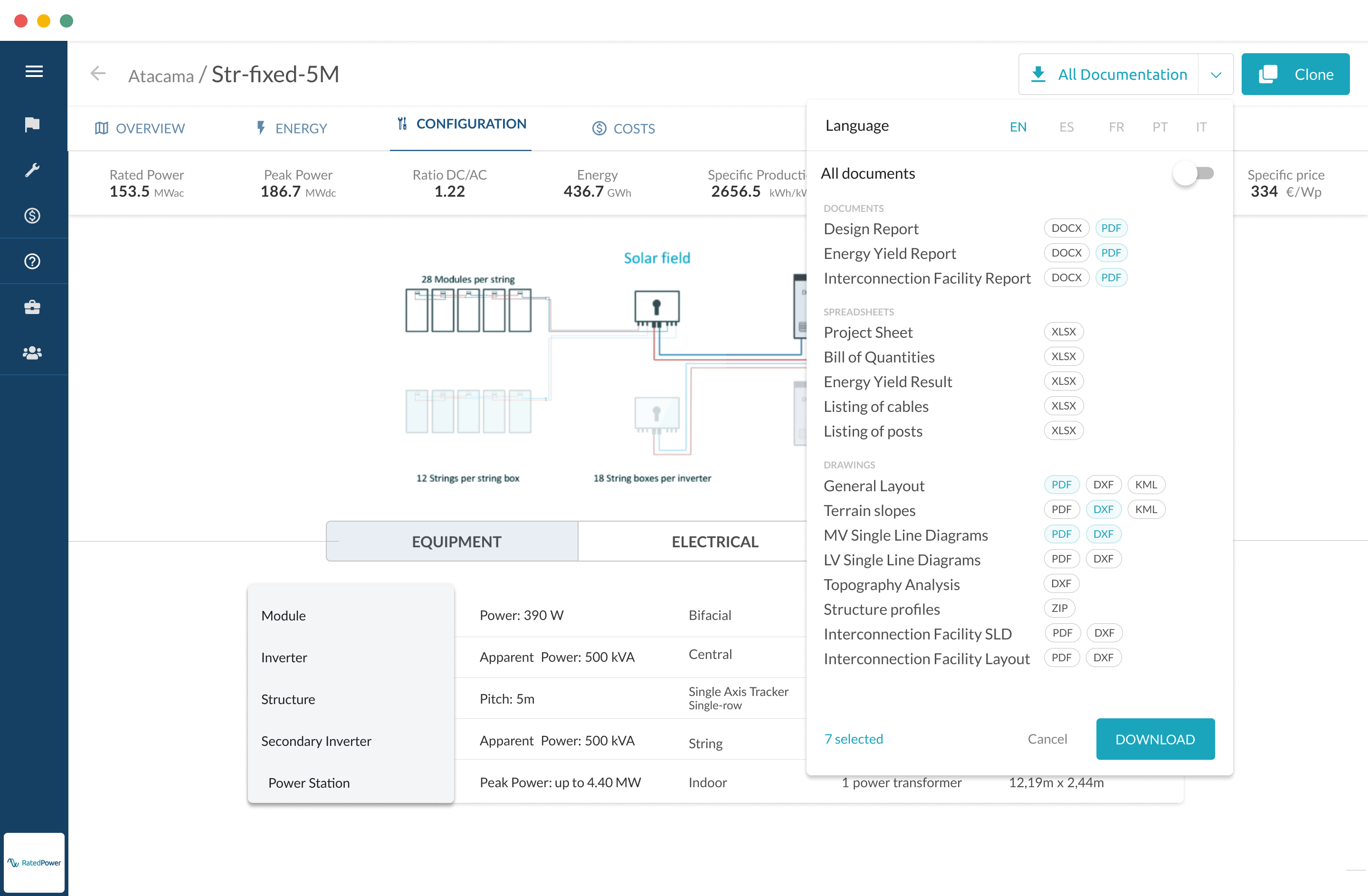 screenshot of pvDesign
