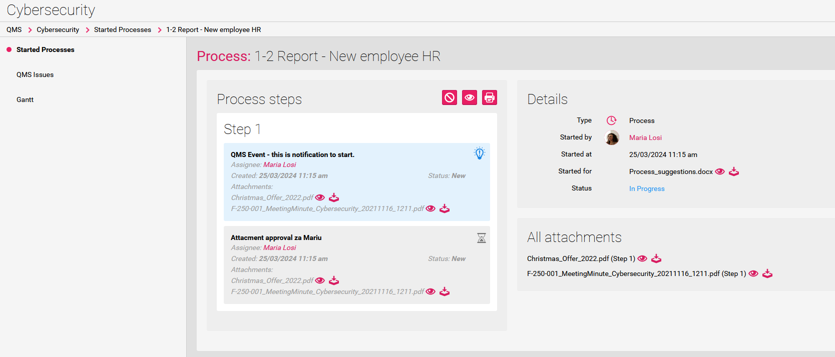 screenshot of qmsWrapper