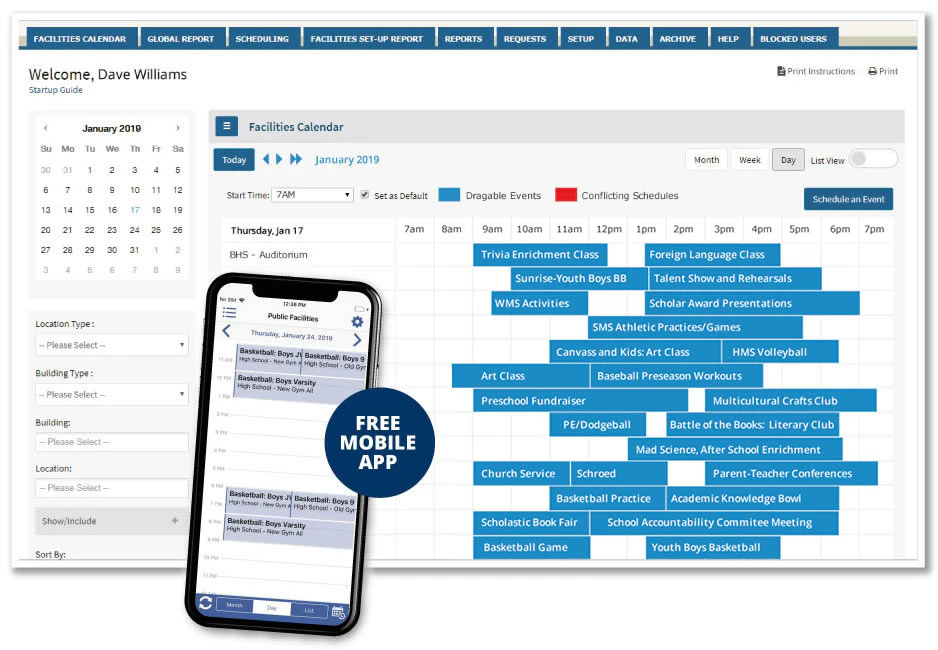 screenshot of rSchoolToday