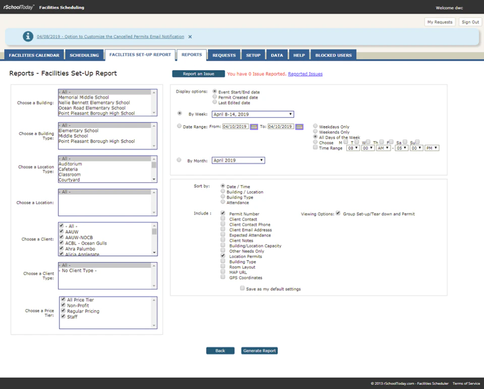 screenshot of rSchoolToday
