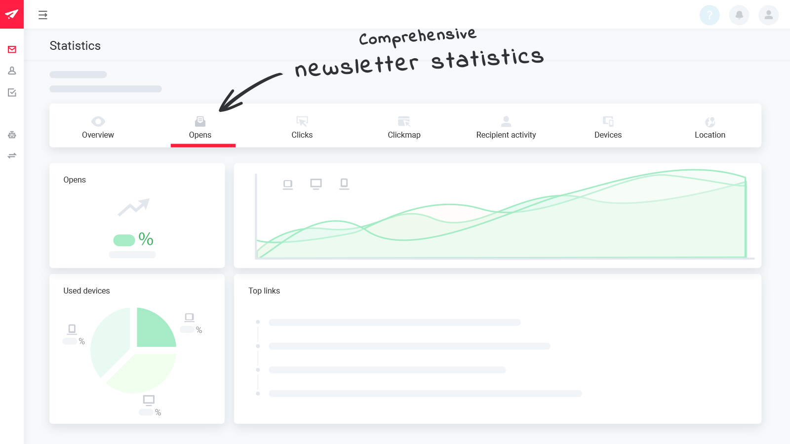screenshot of rapidmail