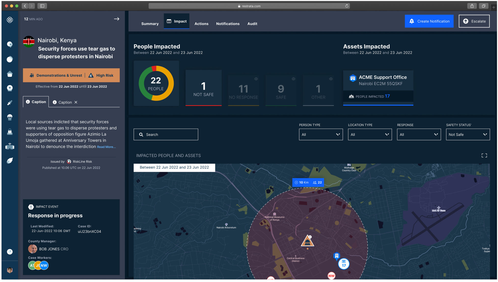 screenshot of resilienceOS