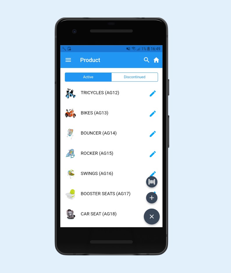 screenshot of retailcloud
