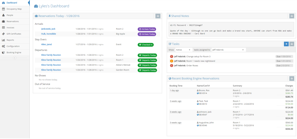 screenshot of rezStream