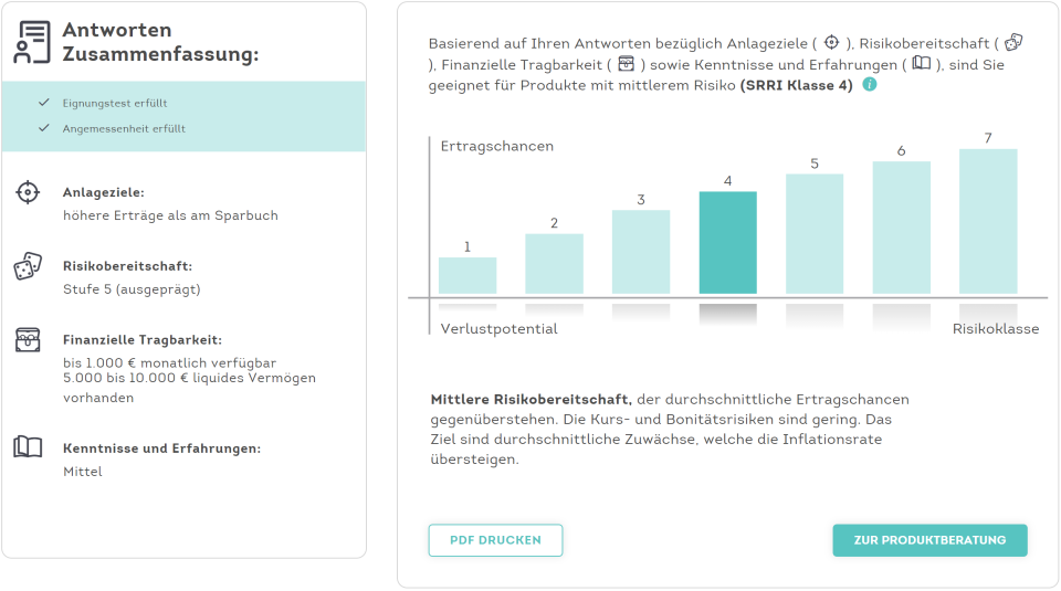 screenshot of riskine
