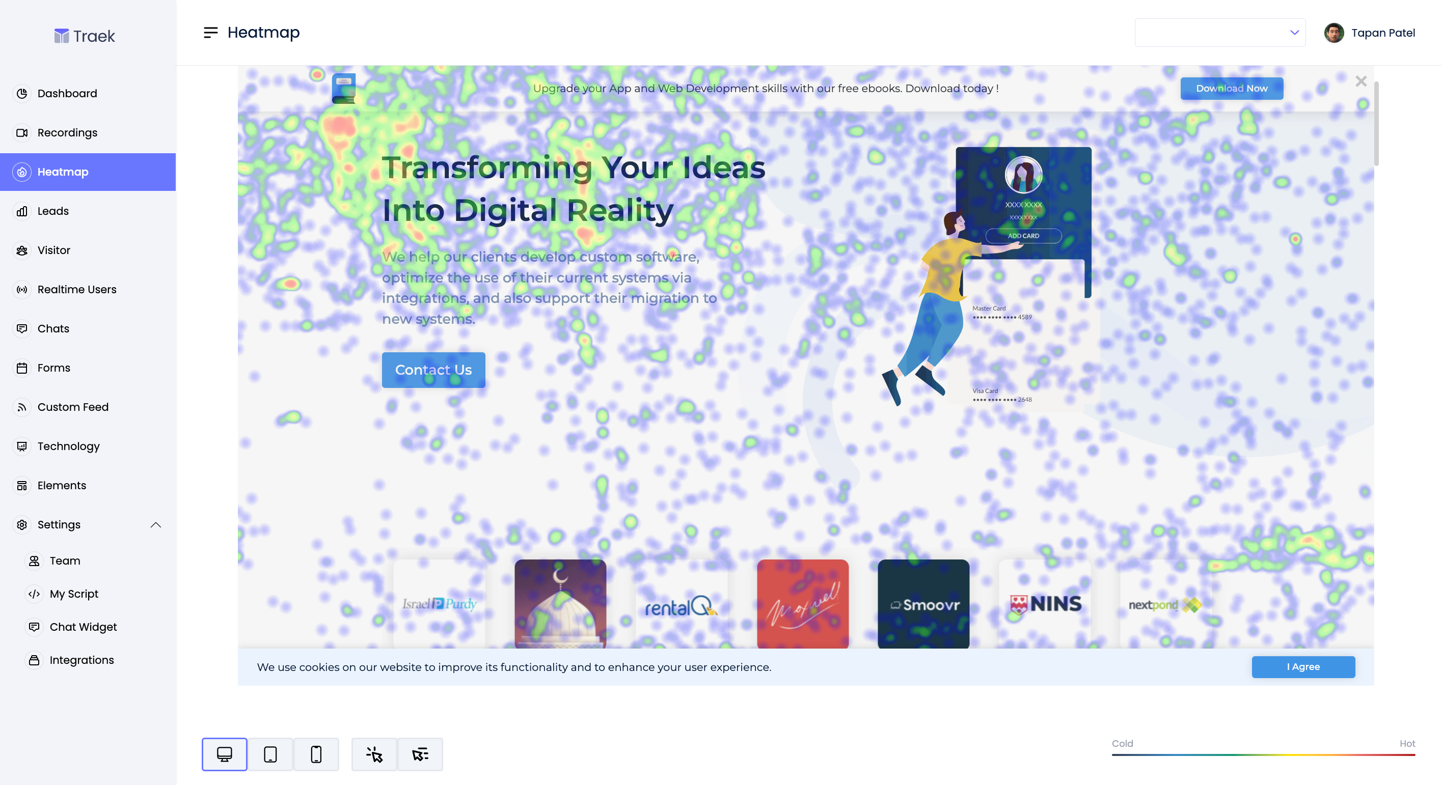 screenshot of riyo.ai