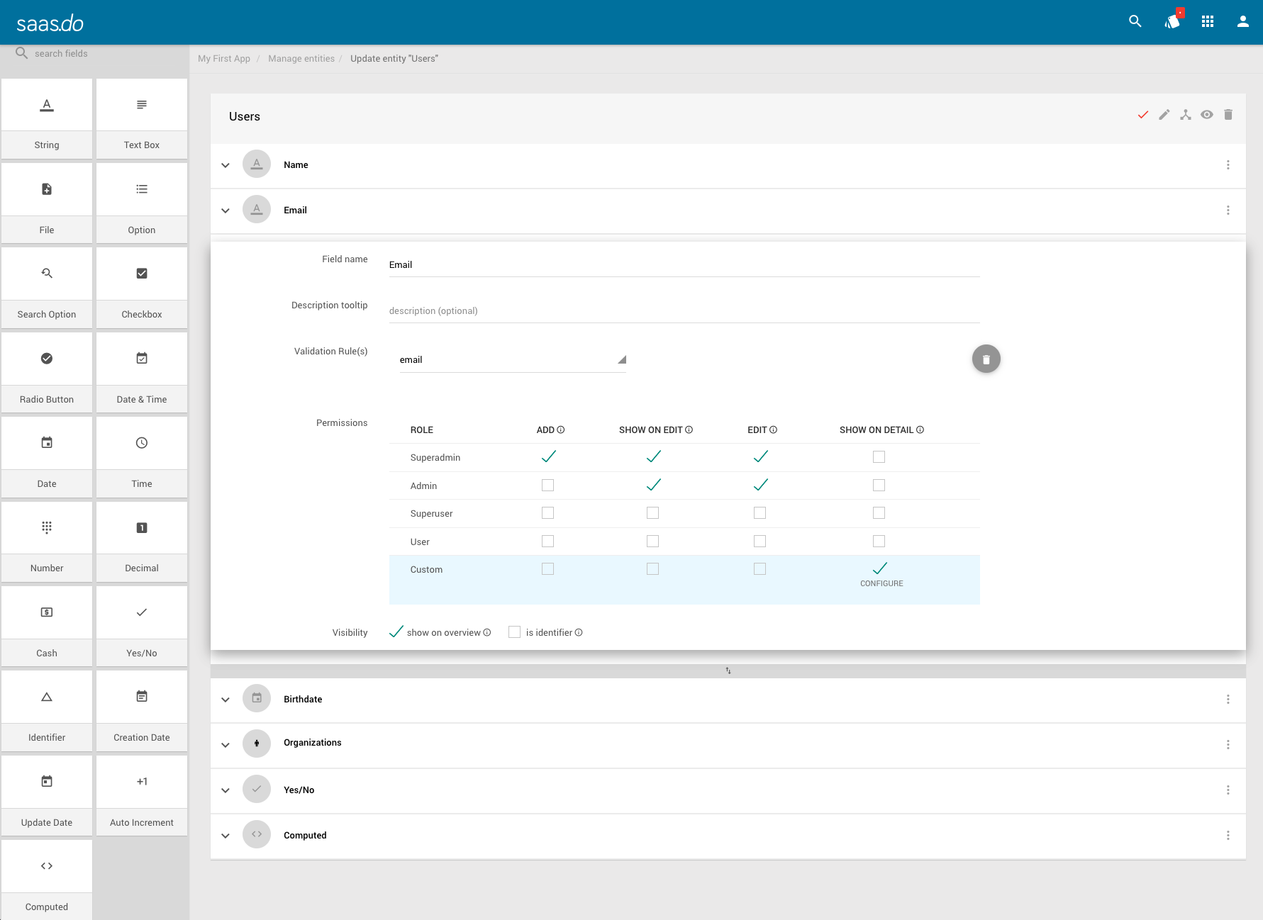 screenshot of saas.do