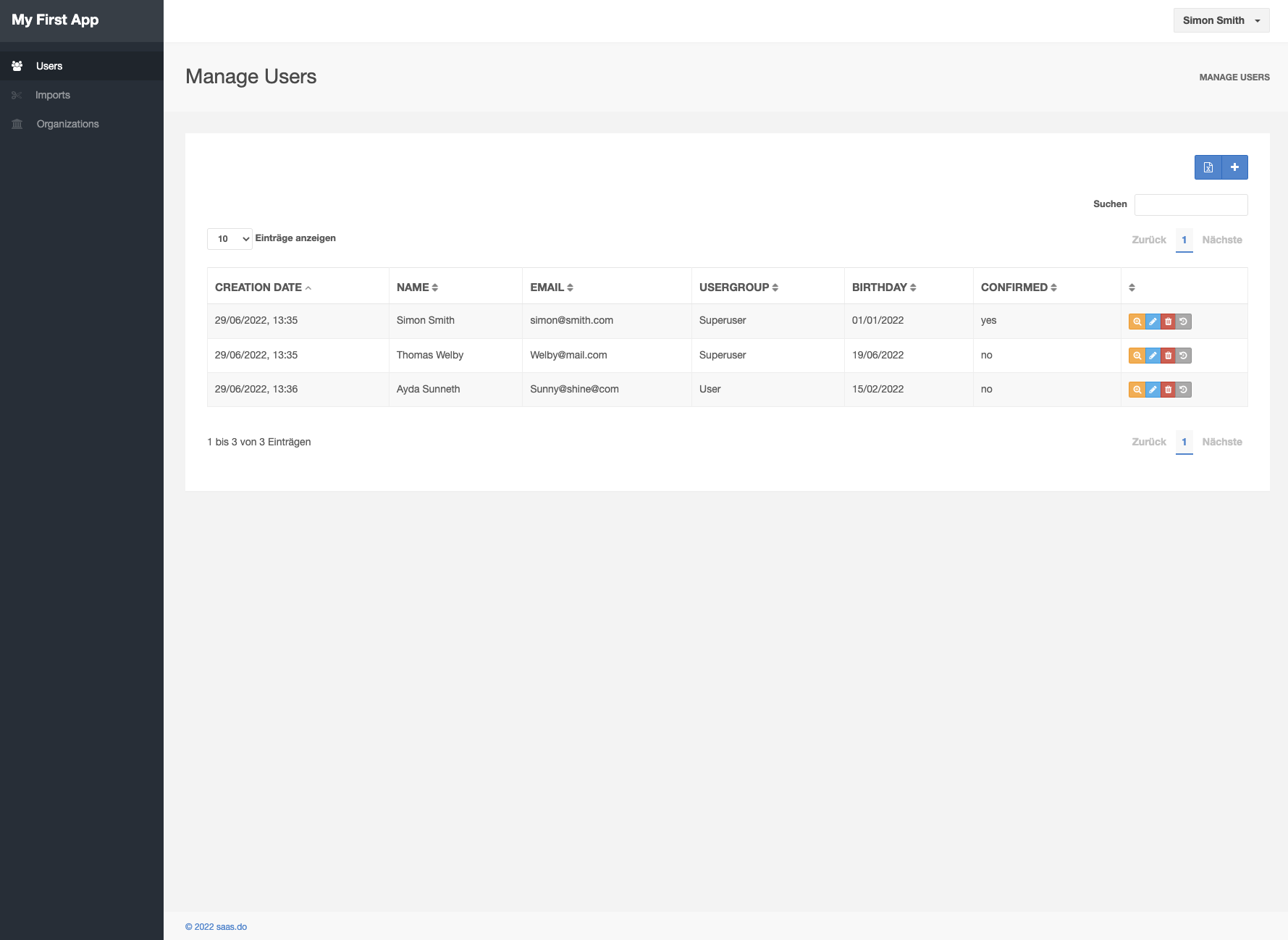 screenshot of saas.do