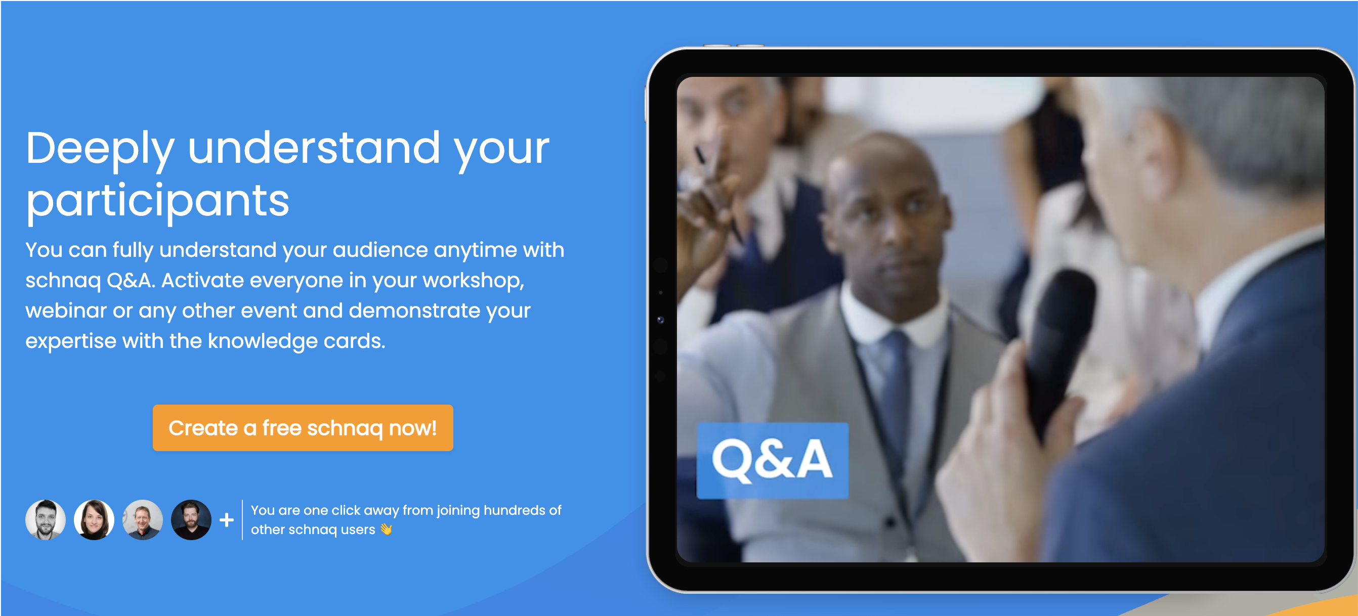 screenshot of schnaq