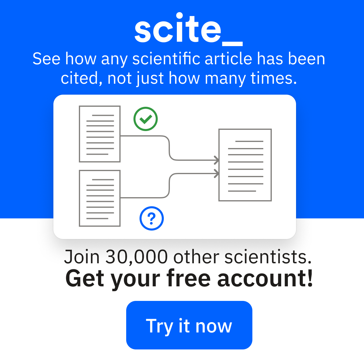 screenshot of scite