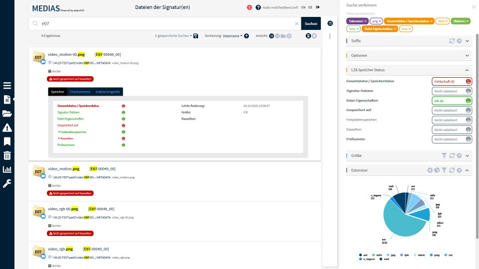 screenshot of searchIT