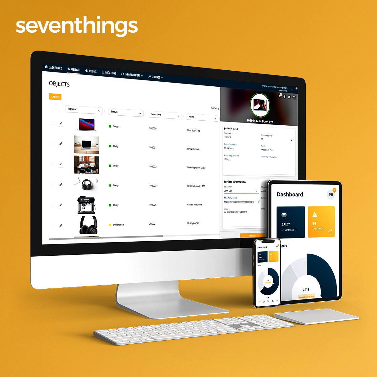 screenshot of seventhings