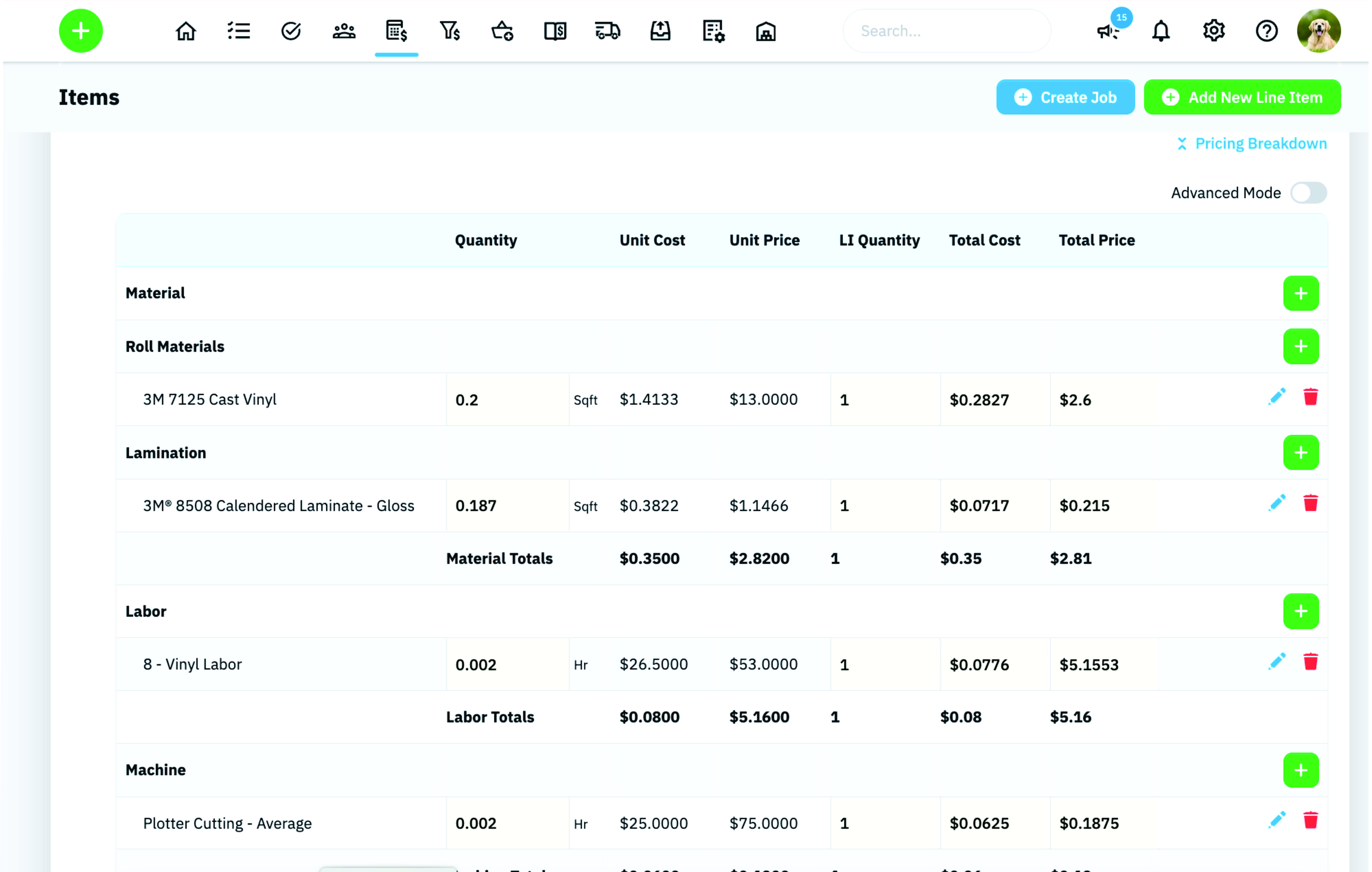 screenshot of shopVOX