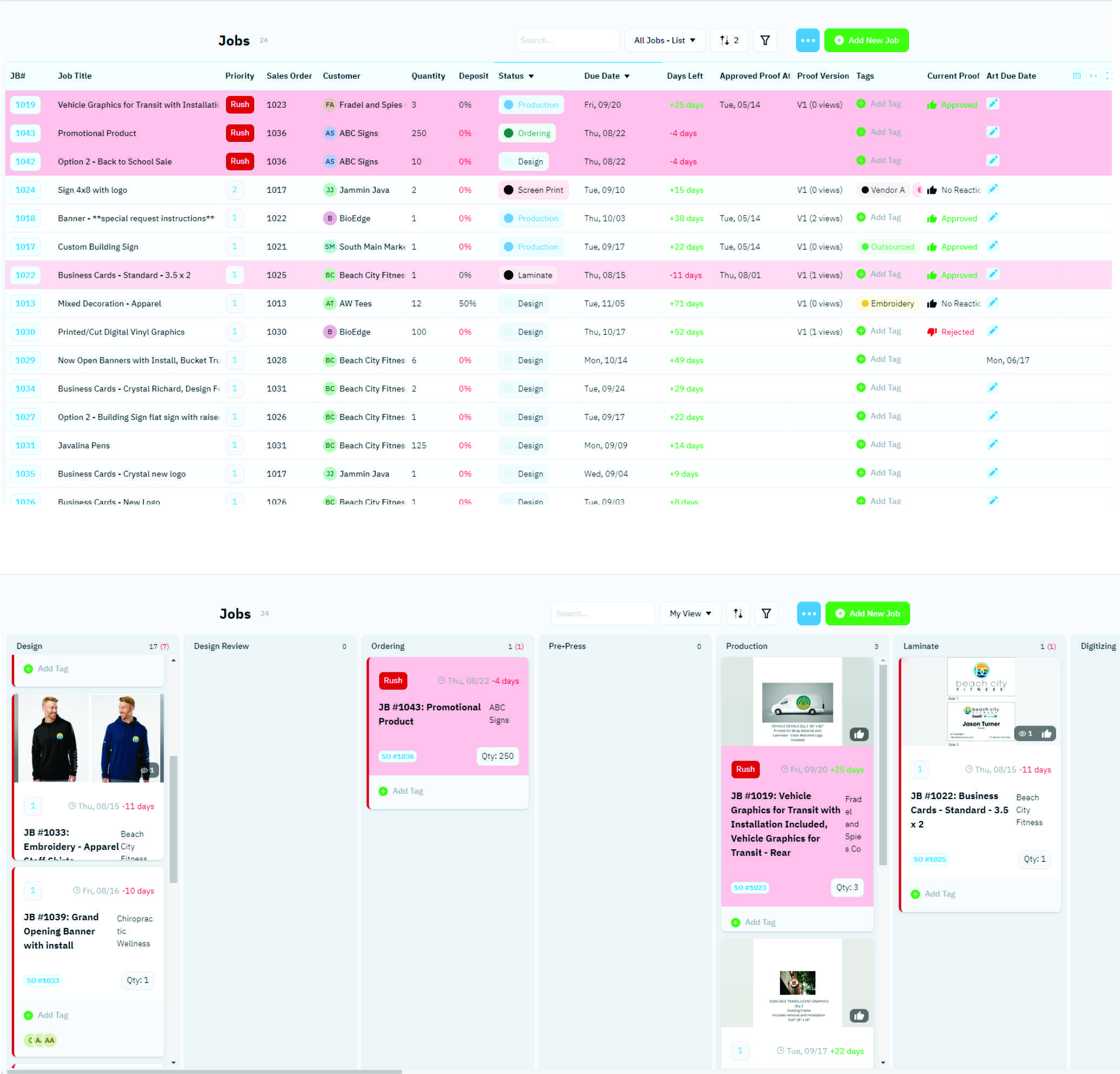screenshot of shopVOX